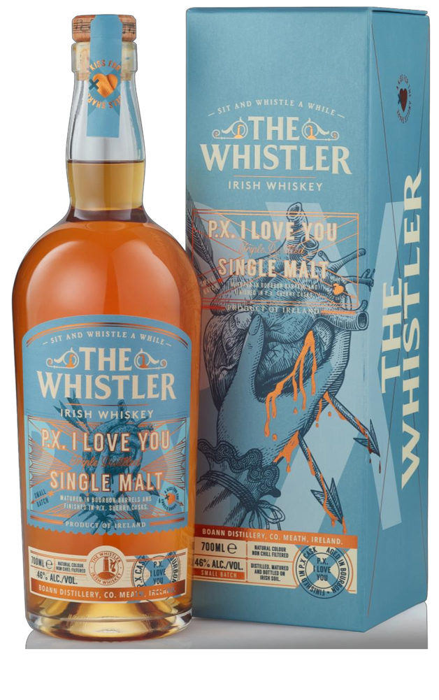 The Whistler P.X. I Love You Single Malt Irish Whiskey  gift box  700 мл