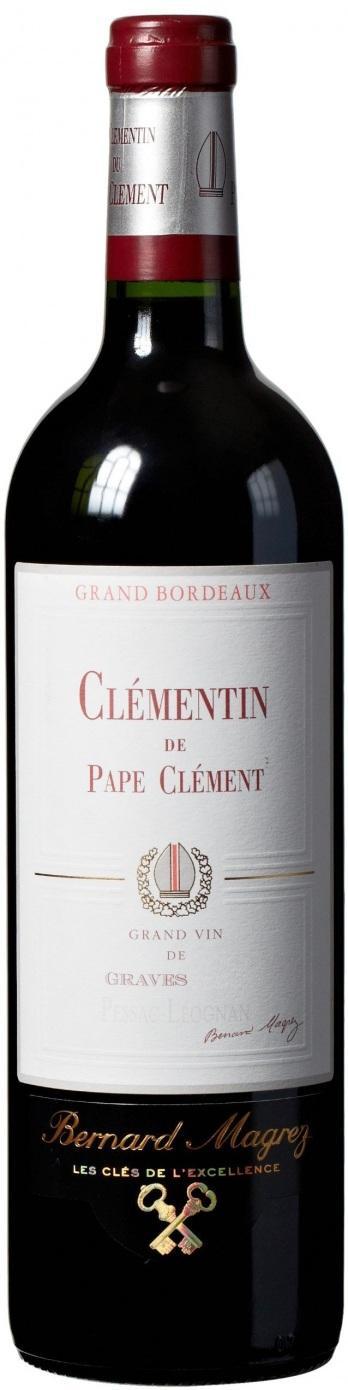 Вино  Clementin de Pape Clement  Rouge Pessac Leognan AOC red dry 2016 750 ml 13,5%