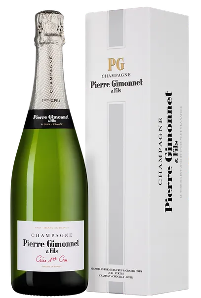 Шампанское Pierre Gimonnet & Fils Cuis 1er Cru Brut gift box 2022  750 мл