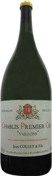 Вино Domaine Jean Collet et Fils Chablis 1er Cru Vaillons gift box  2018 3000 мл  12,5%