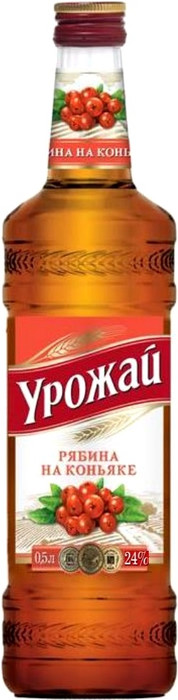 Настойка Урожай Рябина на коньяке слад. 500 мл