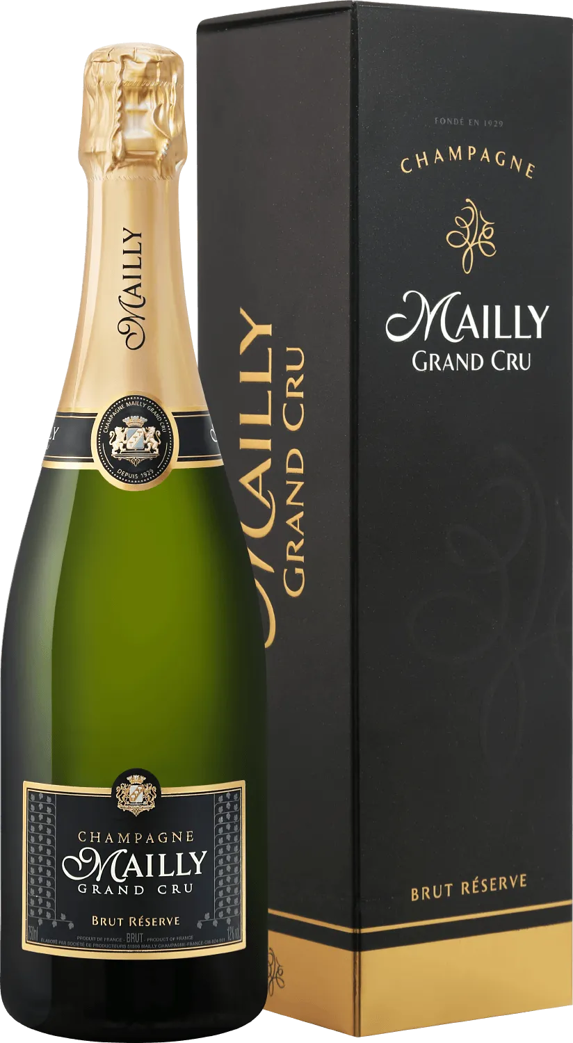 Шампанское Champagne Mailly Gran Cru Brut Reserve gift box 750 мл
