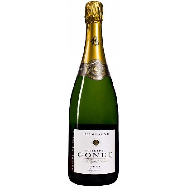 Шампанское Philippe Gonet Blanc de Blancs 'Signature' Brut AOC gift box  3000 мл