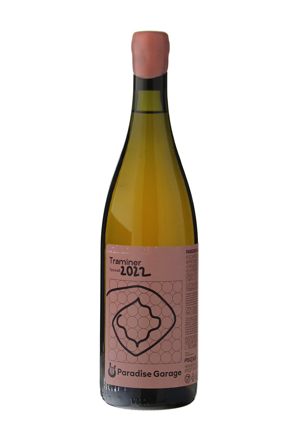 Вино   Paradise Garage  Traminer    2022  750 мл  12,5%