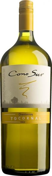 Вино Cono Sur Tocornal Chardonnay Коно Сур Токорнал Шардоне 2013 1500мл