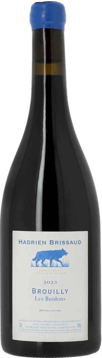 Вино Hadrien Brissaud  Brouilly Les Buidons  2023 750 мл 13,4%