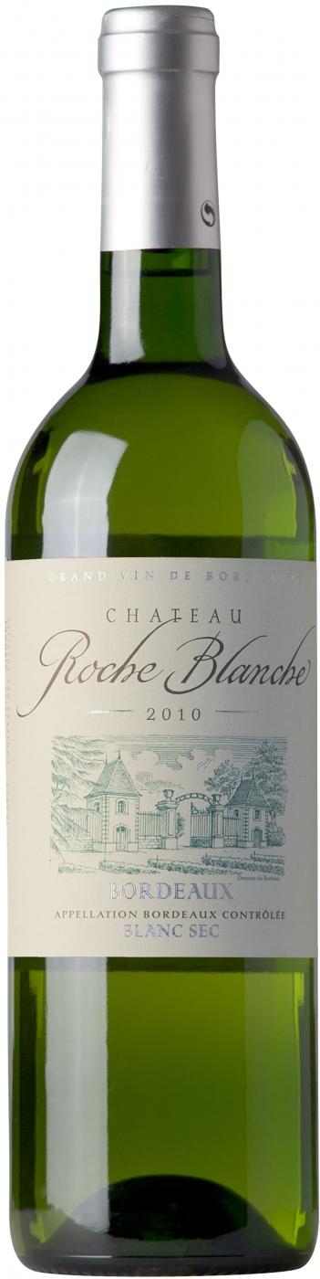 Вино Chateau Roche Blanche, Bordeaux AOC, Шато Рош Бланш, Бордо АОС 2010, 0.75 л