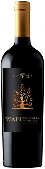Вино  Wapi  Carmenere Gran Reserva  Colchagua Valley DO    2019  750 мл