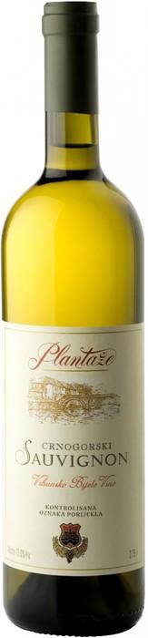 Вино Plantaze Sauvignon Плантаже Совиньон Белое Сухое 750 мл