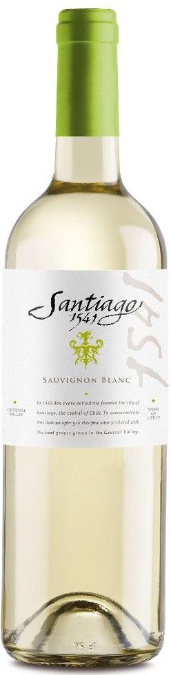 Вино TiB Santiago 1541 Sauvignon Blanc ТиВ Сантьяго 1541 Совиньон Блан 2019 750 мл