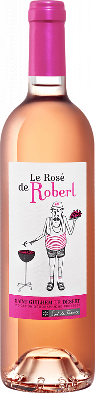 Вино Vignobles des 3 Châteaux  Le Rose De Robert  Saint Guilhem le Désert IGP Винобль де  3  Шато  Ле Розе де Роберт  Сен-Гийом-Ле-Дезер 750 мл