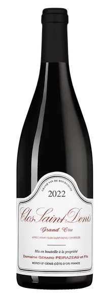 Вино Domaine Gerard Peirazeau & Fils Clos Saint Denis Grand Cru  2022  750 мл