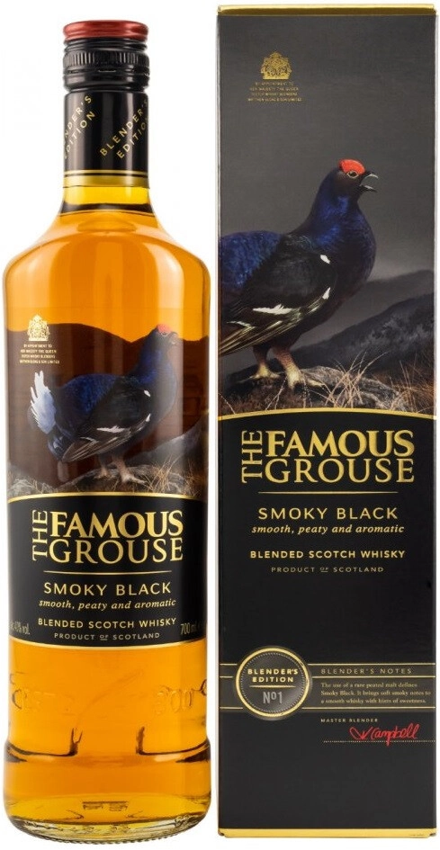 Виски The Famous Grouse Smoky Black gift box  700 мл