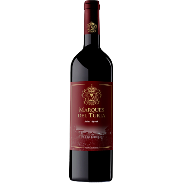 Вино Vicente Gandia Marques Del Turia Bobal-Syrah Висенте Гандия Маркиз дель Туриа Бобаль-Сира Валенсия 2015 750 мл