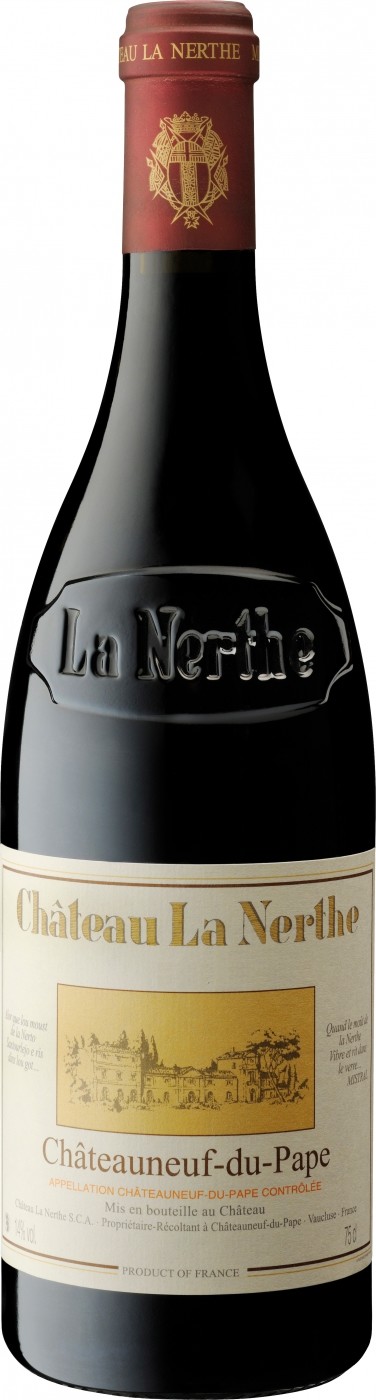 Вино Chateau la Nerthe Chateauneuf-du-Pape AOC Rouge  2016 750 мл
