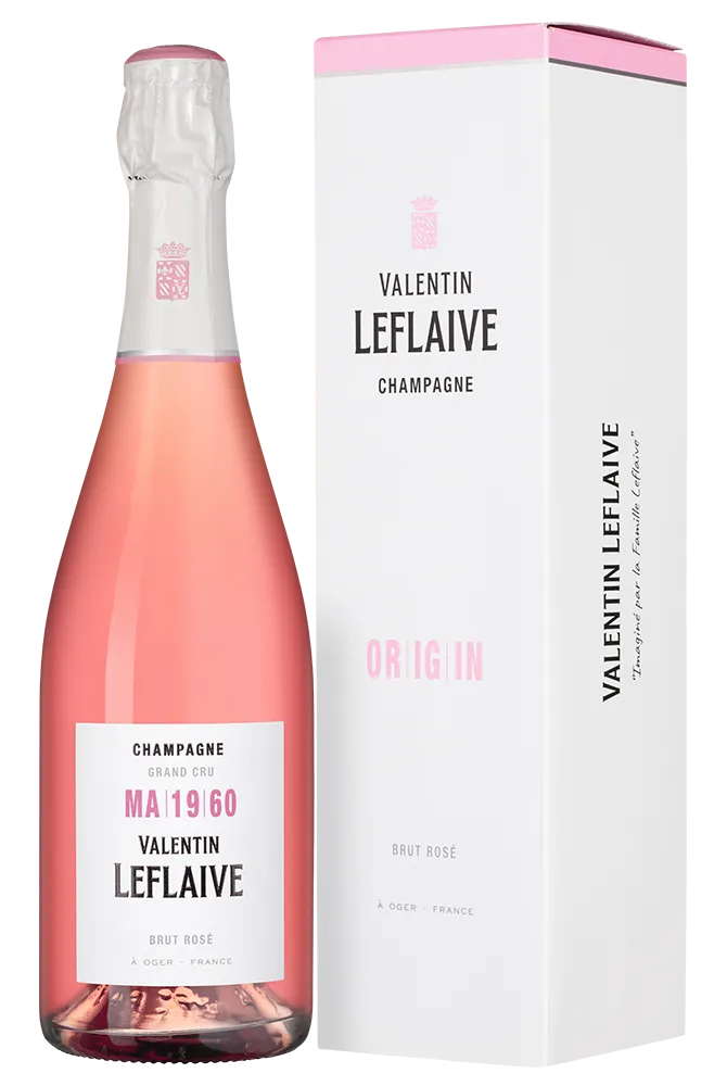 Игристое вино Valentin Leflaive MA Grand Cru Rose 19 6.0 Brut gift box 2019  750 мл