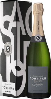 Шампанское Soutiran   Cuvee Signature  gift box  750 мл