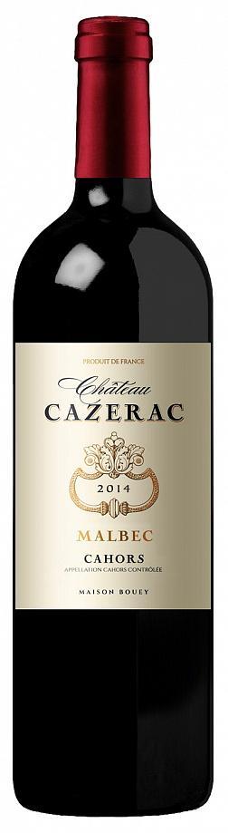 Вино Maison Bouey Chateau Cazerac  Malbec Cahors  Мезон Бойи  Шато Казрак Мальбек АОС Каор 2016 750 мл