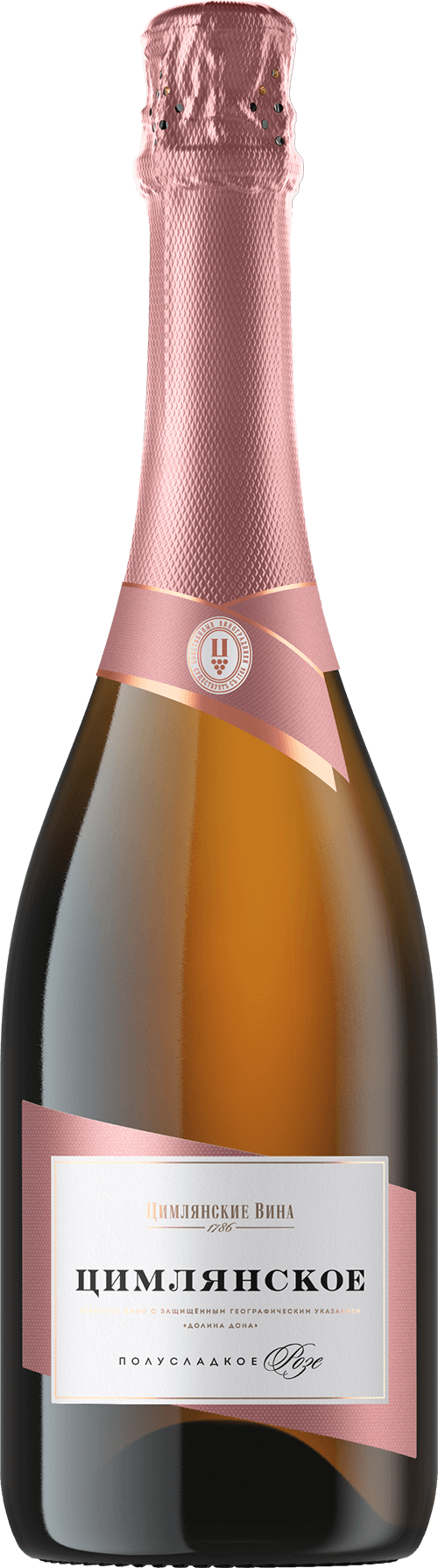 Игристое вино Tsymlyanskoe Rose semi-sweet  750 мл