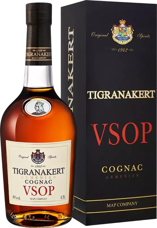 Коньяк  Tigranakert Armenian Brandy VSОР    gift box   500 мл  40%