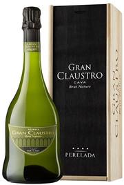 Вино Cavas del Castillo de Perelada Gran Claustro Brut Nature gift box  750 мл