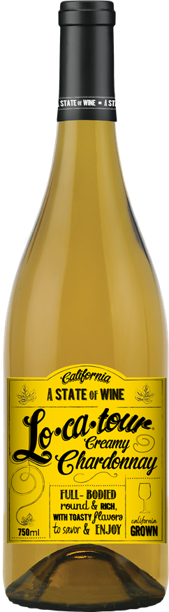 Вино   Locatour  Creamy Chardonnay   Локатур   Крими Шардоне  2020 750 мл