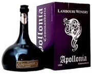 Вино Lambouri Winery Commandaria Apollonia  Аполлония Коммандария  подарочной упаковке 500 мл