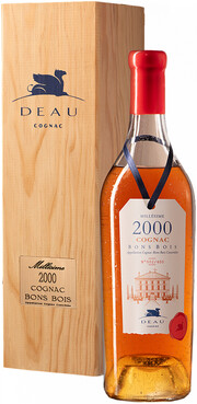 Коньяк Deau, Cognac Bons Bois AOC, 2000, gift box   До, Бон Буа 2000   в п