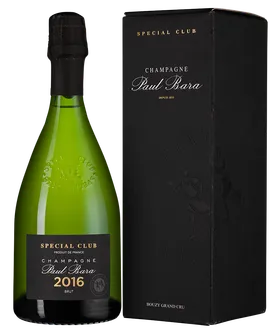 Шампанское Paul Bara Special Club Brut Grand Cru Bouzy gift in box  2016  750 мл