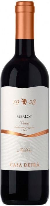 Вино Casa Defra Merlot Veneto IGT  2019 750 мл