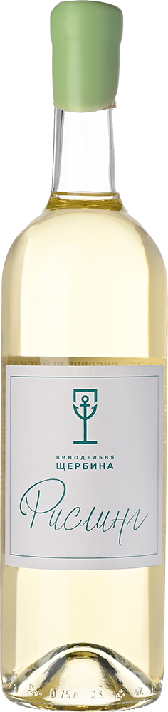 Вино Винодельня Щербина  Рислинг 2023   750 мл 13%