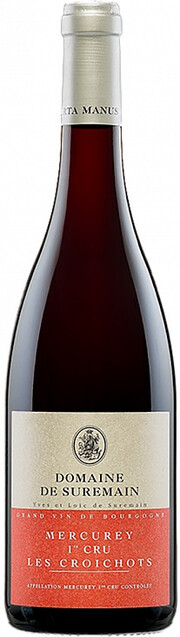Вино Domaine de Suremain Mercurey 1-er Cru  Les Croichots  2019   750 мл