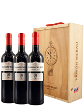 Вино Bodegas Ramon Bilbao Crianza Rioja DOC Бодегас Рамон Бильбао Крианса набор из 3 бутылок в падарочной упаковке 750 мл