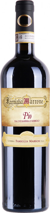 Вино Marrone  Pio Da Uve Barbera e Nebbiolo DOC   Марроне   Пио Барбера Неббиоло 2019 750 мл