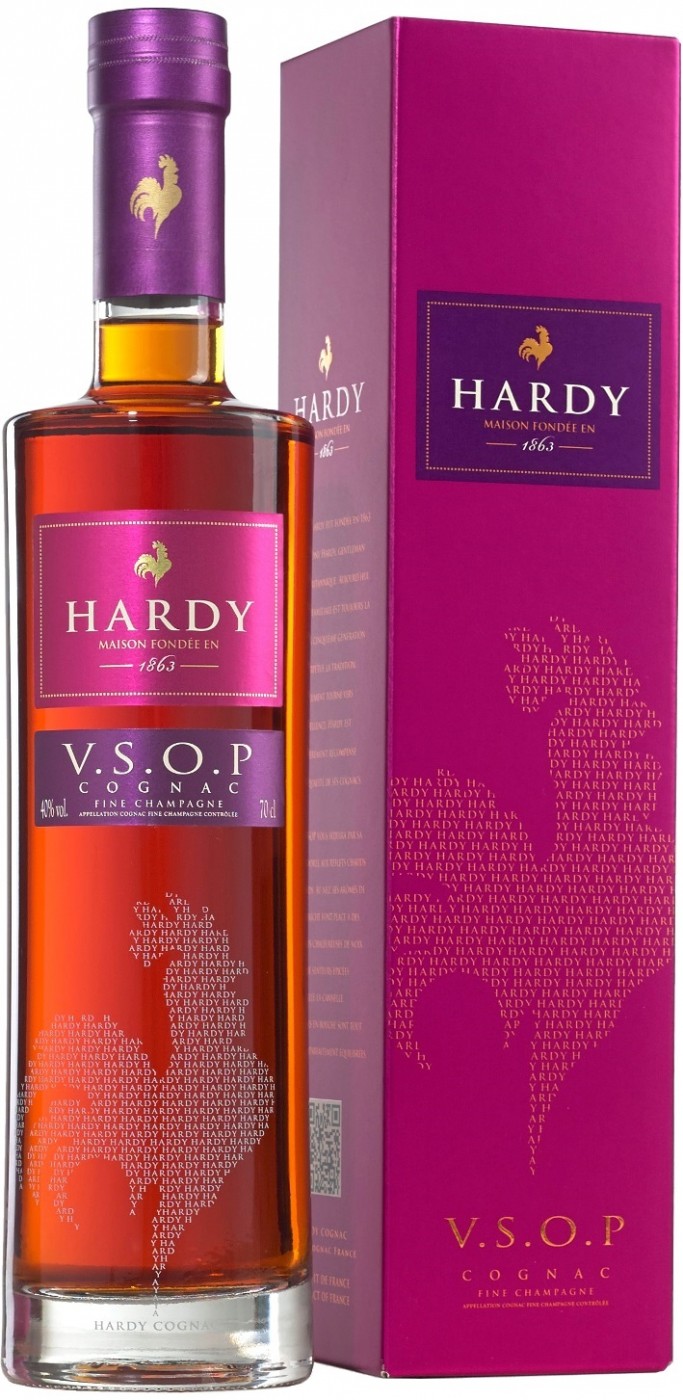 Коньяк Cognac Hardy VSOP Fine Champagne Арди ВСОП Фин Шампань подарочной упаковке 700 мл