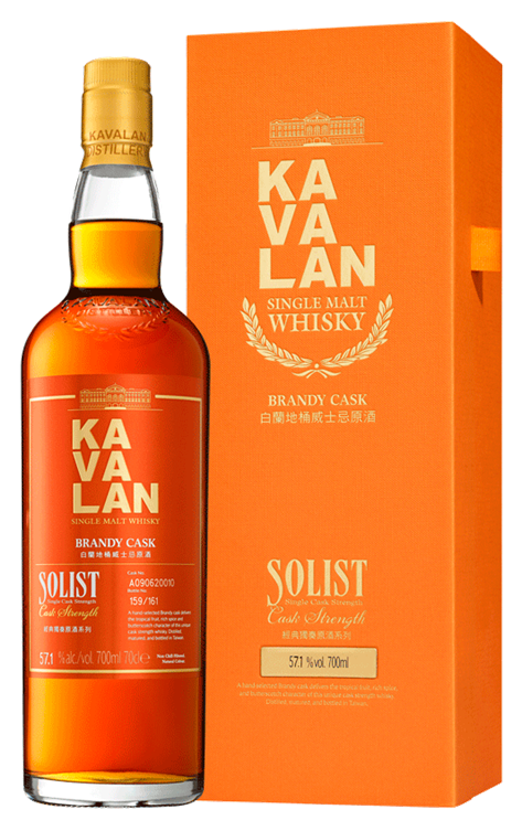 Виски Kavalan Solist Brandy Single Cask Strength  700 мл
