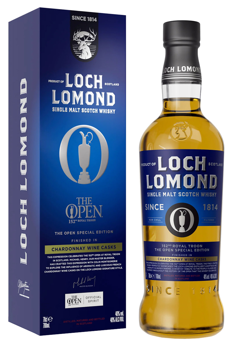 Виски Loch Lomond Open Special Edition 152 Royal Troon Chardonnay Wine Casks  gift box  700 мл