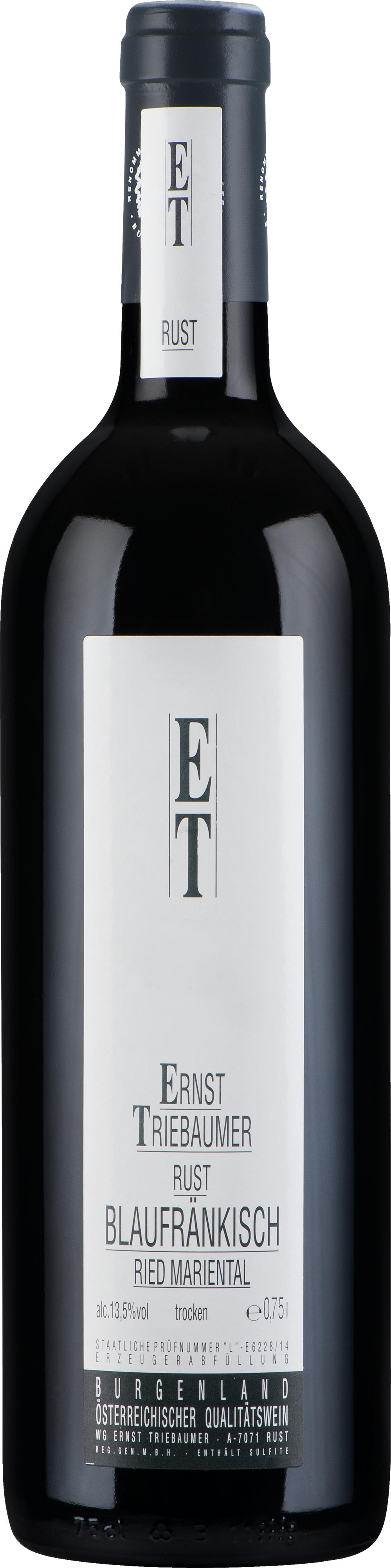 Вино  Weingut Ernst Triebaumer  Blaufränkisch Mariental     2015  750 мл