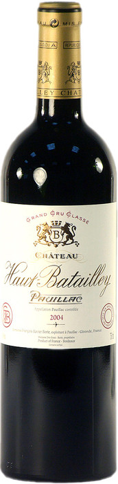Вино Chateau Haut-Batailley  Pauillac   Grand Cru Classe  2003 750 мл