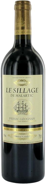 Вино  Le Sillage De Malartic Rouge Ле Сийяж Де Малартик Руж 2005  750 мл