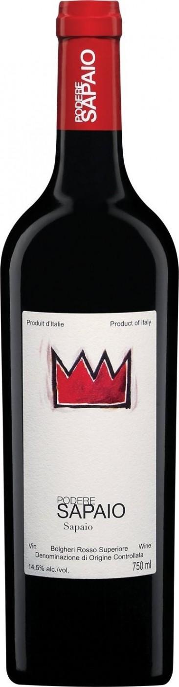 Вино Sapaio Bolgheri Superiore DOC Подере Сапайо Болгери Супериоре 2007 750 мл