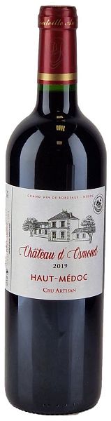 Вино Chateau d’Osmond Haut-Medoc AOC 2020 750 мл