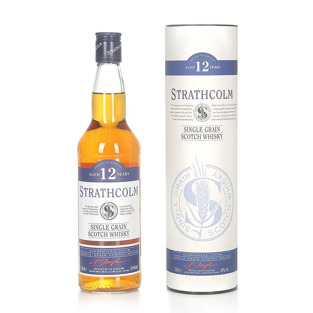 Виски Strathcolm Single Grain 12 y.o  700 мл