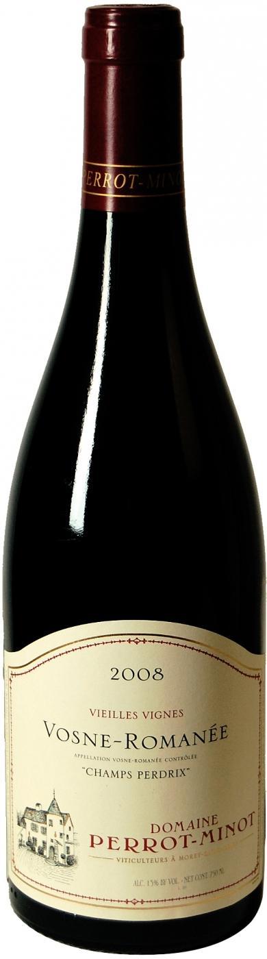 Вино Domaine Perrot-Minot Vosne-Romanee  Champs Perdrix Vieilles Vignes  AOC  Домен Перро-Мино Вон-Романе  Шам Пердри  Вьей Винь 2008  750 мл
