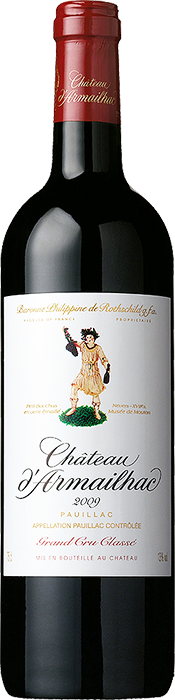 Вино Chateau d'Armailhac Pauillac AOC 5-me Grand Cru Classe   2010 750 мл 12,5%
