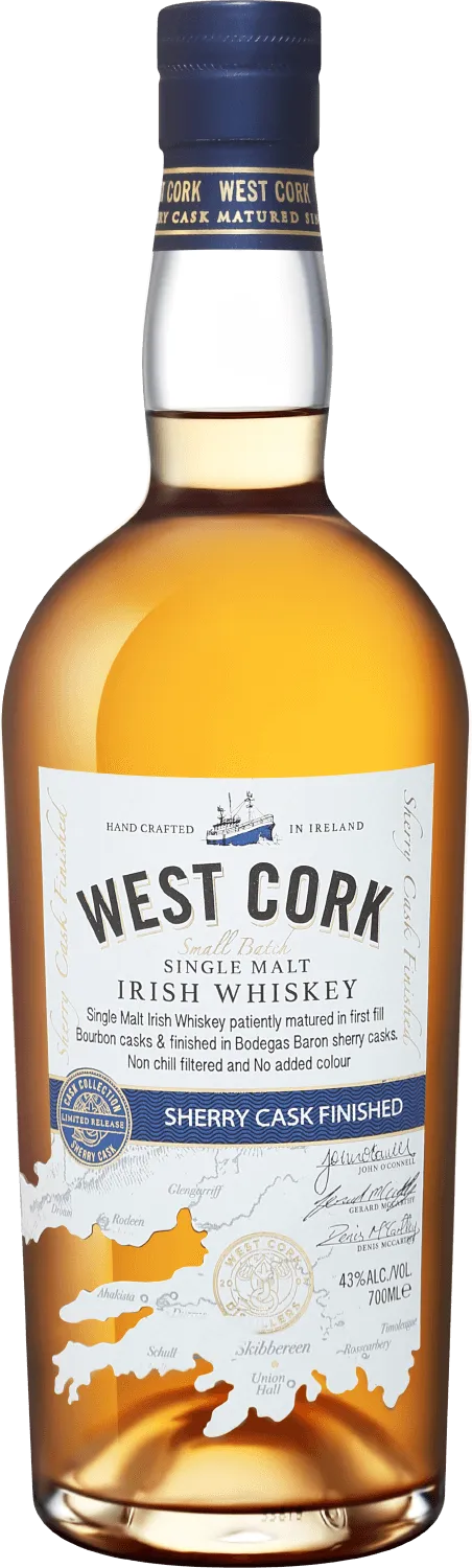 Виски West Cork Small Batch Sherry Cask Single Malt Irish Whiskey 700 мл
