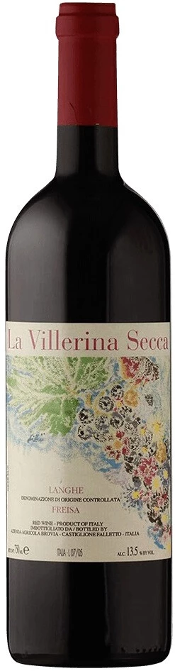 Вино Brovia La Villerina Secca Langhe DOC Freisa  2022  750 мл