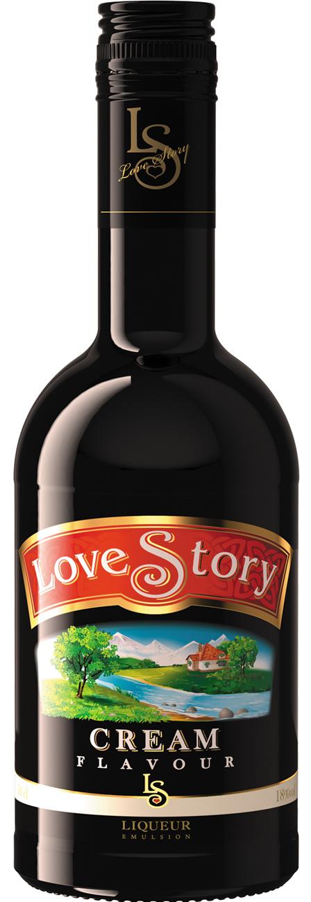 Ликер  LOVE STORY CREAM FLAVOUR  500 мл