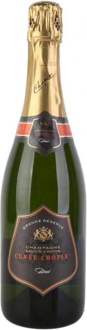 Шампанское Didier Chopin  Grande Reserve Brut Cuvee Chopin Champagne AOC 750 мл