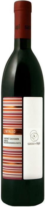 Вино Sasso dei Lupi L'Intruso Cabernet Sauvignon  Umbria IGP Сассо дей Люпи Л' Интрусо Каберне-Совиньон Умбрия  2016 750 мл